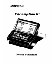 Davis Instruments Monitor Perception II Owner's manual, 14 pages