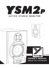 YORKVILLE Speakers YSM2P Owner's manual, 8 pages