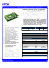 TDK Network Card Powereta iQP Series Product brief, 2 pages