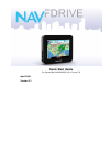 Packard Bell GPS Compasseo 370 Quick start manual, 5 pages
