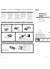 Sony Car Receiver XR-1953 Installation/connections, 2 pages