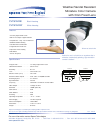 Speco Security Camera CVC-61HRB Specifications, 1 pages