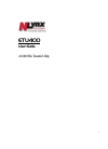 Nlynx Network Card ETU400 Operation & user’s manual, 314 pages