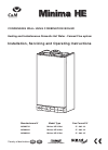 C&M Boiler Minima HE Installation, servicing and operating instructions, 64 pages