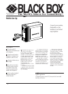 Black Box Modem Mobile Linc-Up Instruction manual, 2 pages