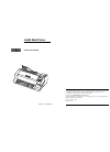 Digital Equipment Corporation Printer LA600 Service manual, 44 pages