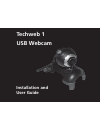Tesco Webcam Techweb 1 Installation and user manual, 12 pages