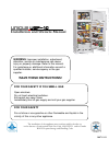 Unique Gas Products Refrigerator UGP-10 Installation and owner's manual, 41 pages