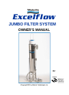 Waterite Water Filtration Systems Excelflow JUMBO Owner's manual, 9 pages