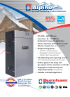 Burnham Boiler Condensing Stainless Steel Brochure & specs, 4 pages