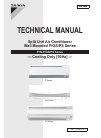 Daikin Air Conditioner P Series Technical manual, 49 pages